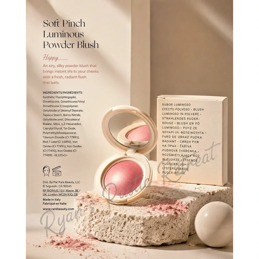 Rare Beauty - Soft Pinch Luminous Powder Blush - Shade: Happy - Full Size
